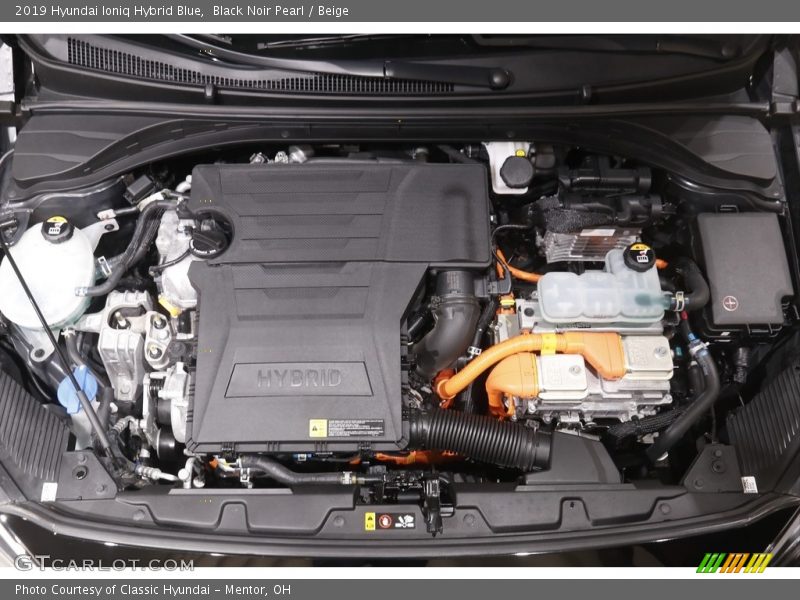 Black Noir Pearl / Beige 2019 Hyundai Ioniq Hybrid Blue