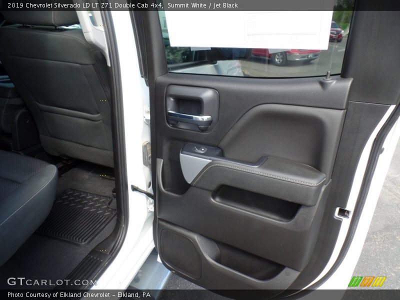 Summit White / Jet Black 2019 Chevrolet Silverado LD LT Z71 Double Cab 4x4
