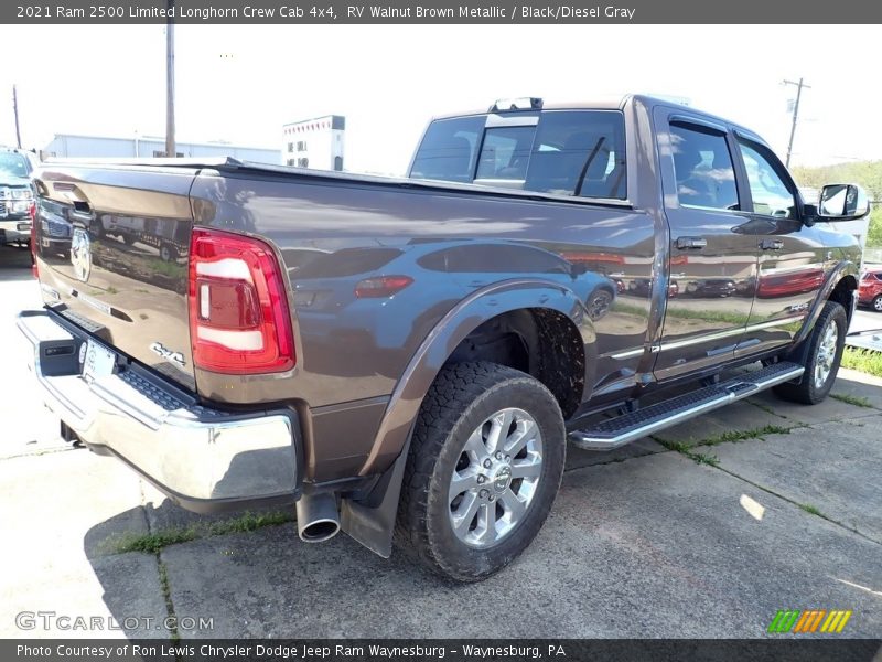 RV Walnut Brown Metallic / Black/Diesel Gray 2021 Ram 2500 Limited Longhorn Crew Cab 4x4