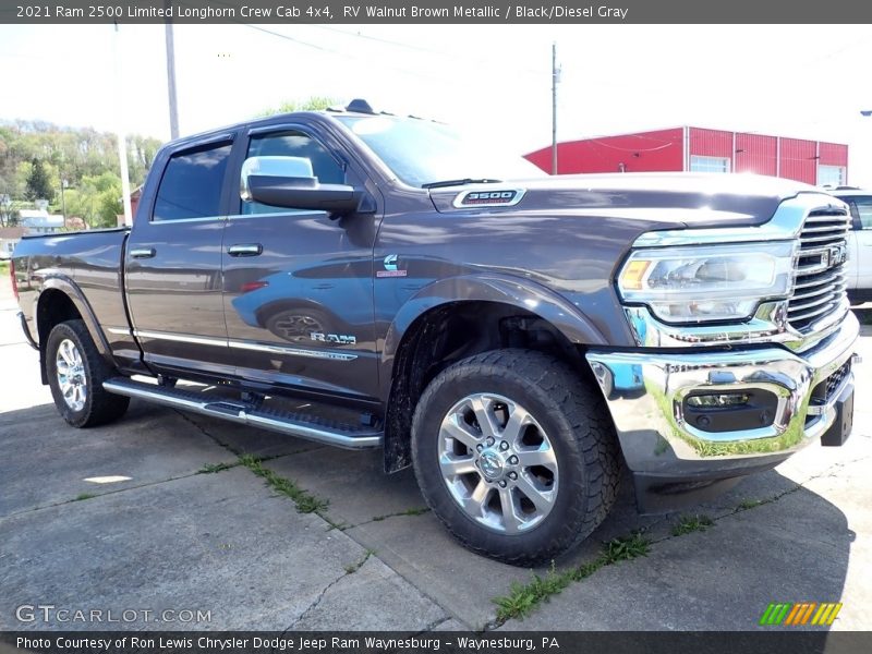 RV Walnut Brown Metallic / Black/Diesel Gray 2021 Ram 2500 Limited Longhorn Crew Cab 4x4