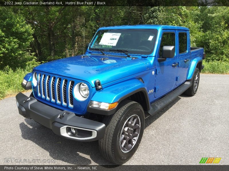 Hydro Blue Pearl / Black 2022 Jeep Gladiator Overland 4x4