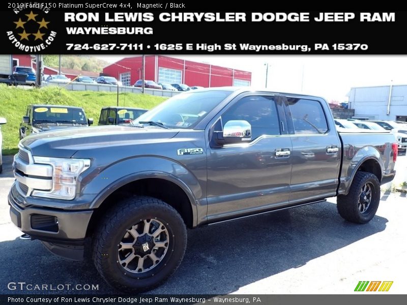Magnetic / Black 2019 Ford F150 Platinum SuperCrew 4x4