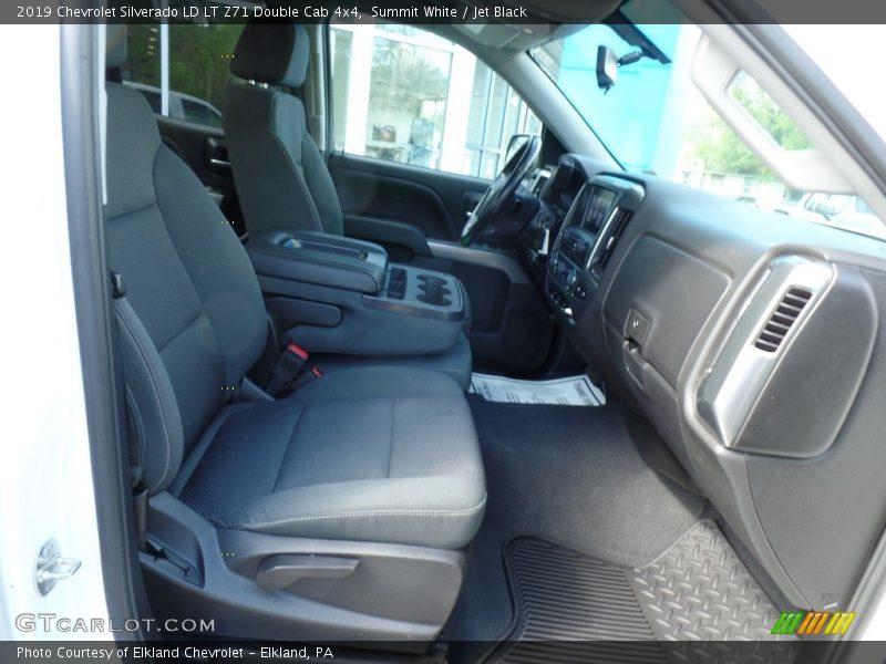 Summit White / Jet Black 2019 Chevrolet Silverado LD LT Z71 Double Cab 4x4