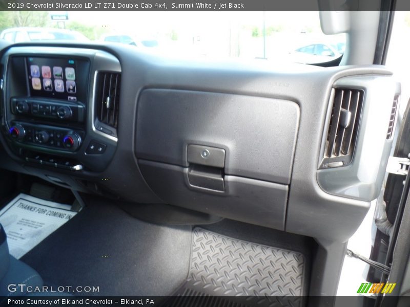 Summit White / Jet Black 2019 Chevrolet Silverado LD LT Z71 Double Cab 4x4
