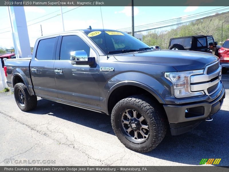 Magnetic / Black 2019 Ford F150 Platinum SuperCrew 4x4