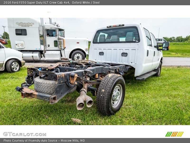 Oxford White / Steel 2016 Ford F350 Super Duty XLT Crew Cab 4x4