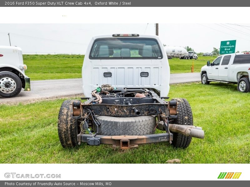 Oxford White / Steel 2016 Ford F350 Super Duty XLT Crew Cab 4x4