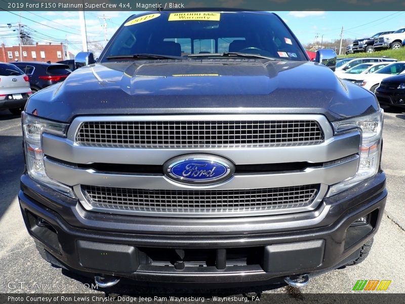 Magnetic / Black 2019 Ford F150 Platinum SuperCrew 4x4