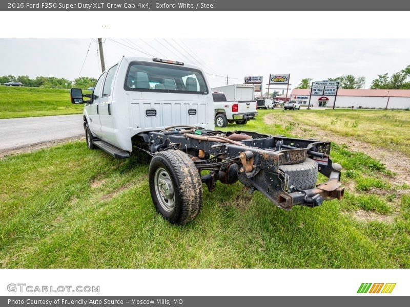 Oxford White / Steel 2016 Ford F350 Super Duty XLT Crew Cab 4x4