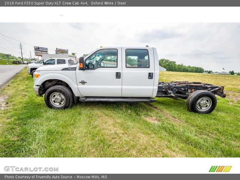 Oxford White / Steel 2016 Ford F350 Super Duty XLT Crew Cab 4x4