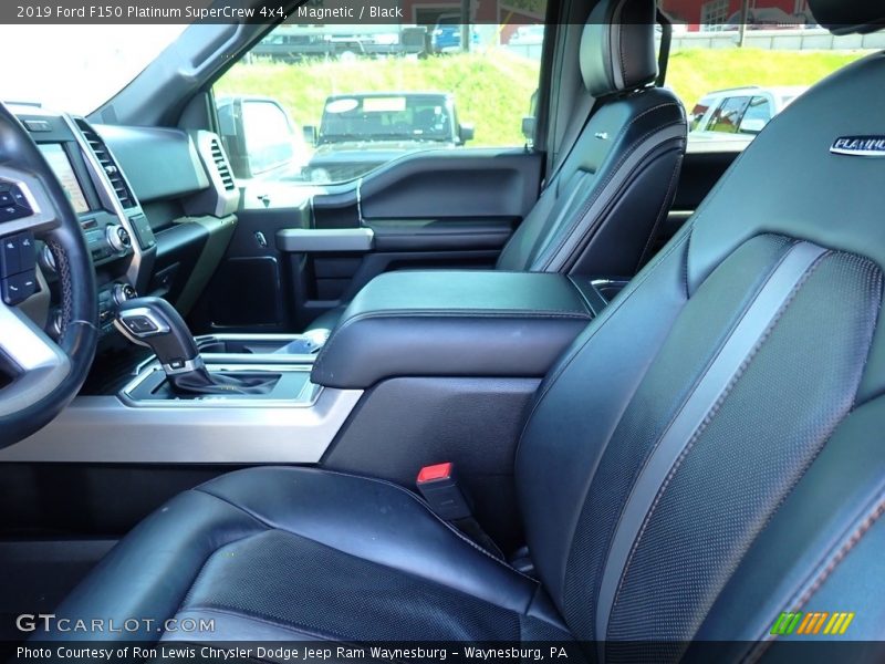 Magnetic / Black 2019 Ford F150 Platinum SuperCrew 4x4