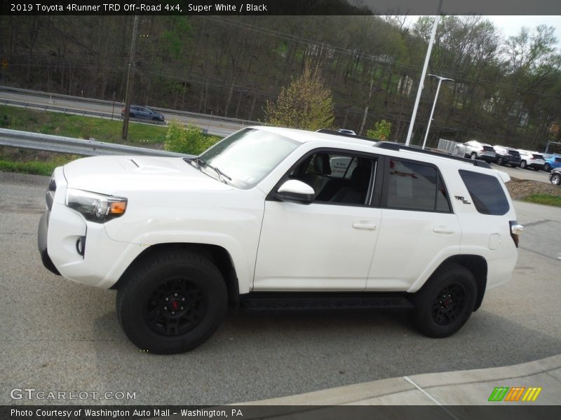Super White / Black 2019 Toyota 4Runner TRD Off-Road 4x4