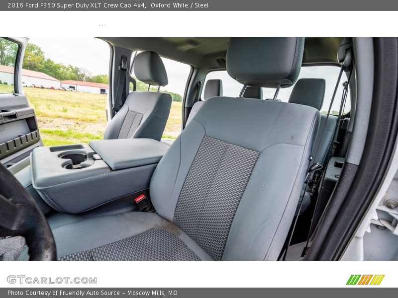 Oxford White / Steel 2016 Ford F350 Super Duty XLT Crew Cab 4x4