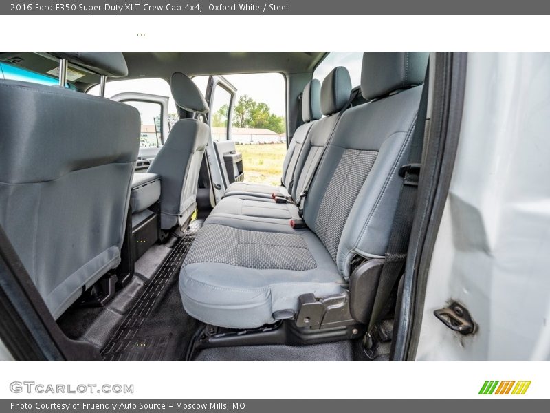 Oxford White / Steel 2016 Ford F350 Super Duty XLT Crew Cab 4x4
