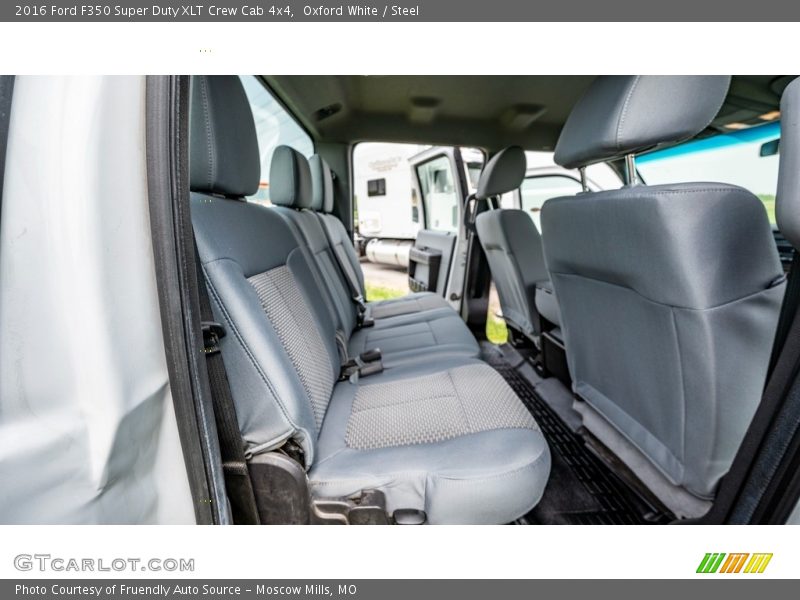 Oxford White / Steel 2016 Ford F350 Super Duty XLT Crew Cab 4x4