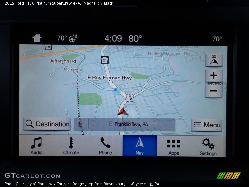 Magnetic / Black 2019 Ford F150 Platinum SuperCrew 4x4