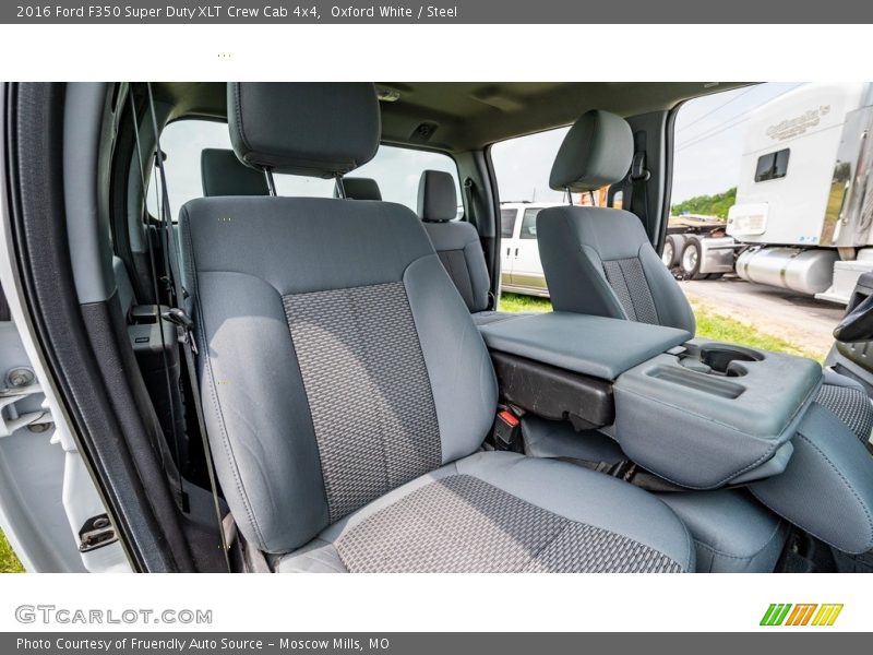 Oxford White / Steel 2016 Ford F350 Super Duty XLT Crew Cab 4x4