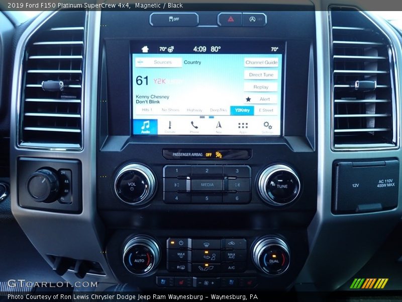 Magnetic / Black 2019 Ford F150 Platinum SuperCrew 4x4