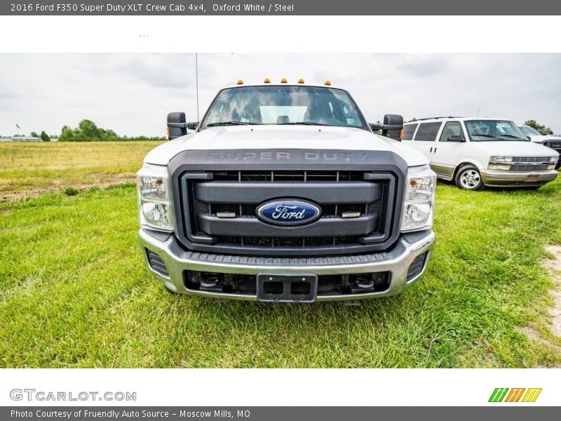 Oxford White / Steel 2016 Ford F350 Super Duty XLT Crew Cab 4x4