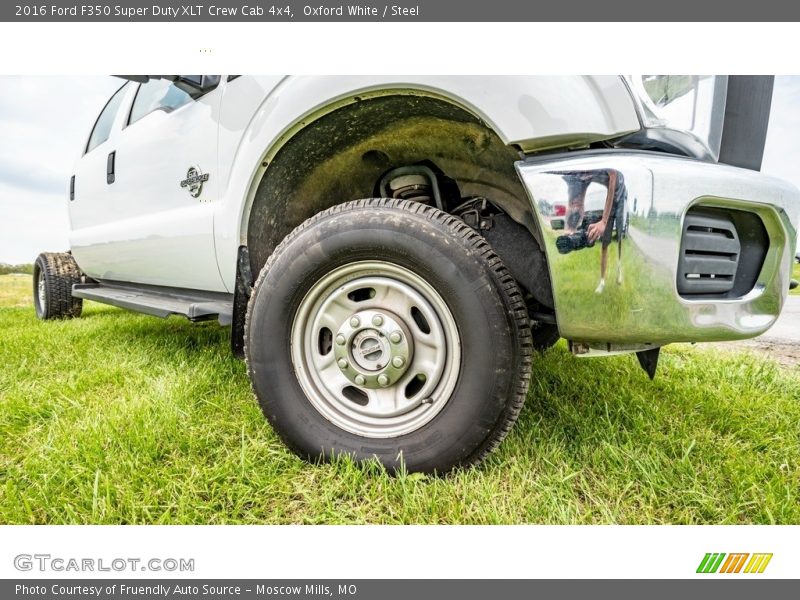 Oxford White / Steel 2016 Ford F350 Super Duty XLT Crew Cab 4x4