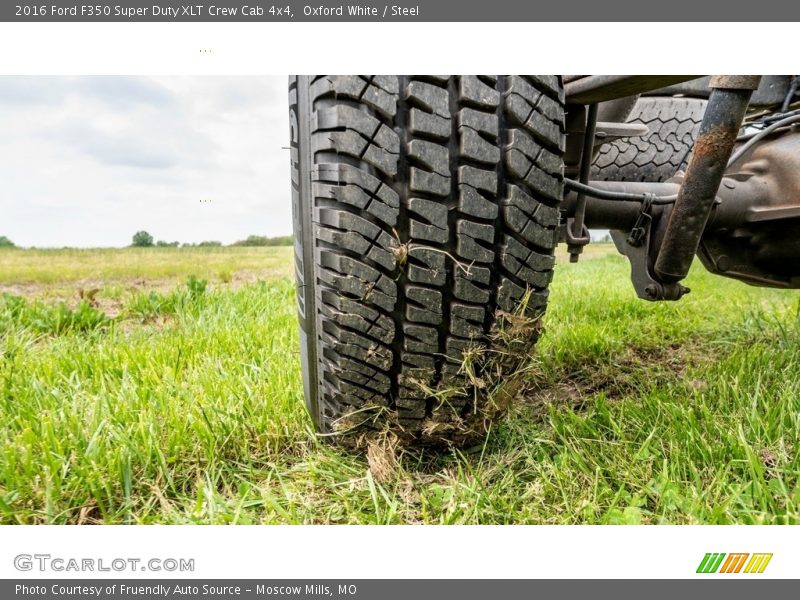 Oxford White / Steel 2016 Ford F350 Super Duty XLT Crew Cab 4x4