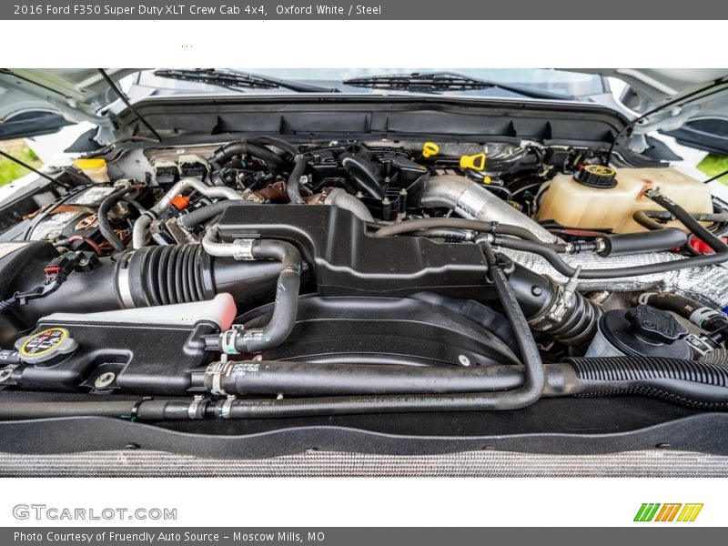 Oxford White / Steel 2016 Ford F350 Super Duty XLT Crew Cab 4x4