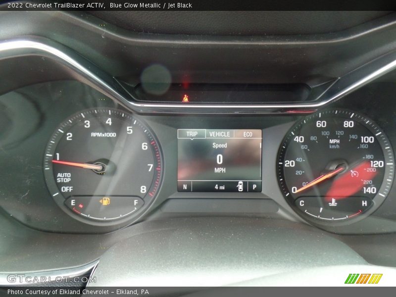 Blue Glow Metallic / Jet Black 2022 Chevrolet TrailBlazer ACTIV