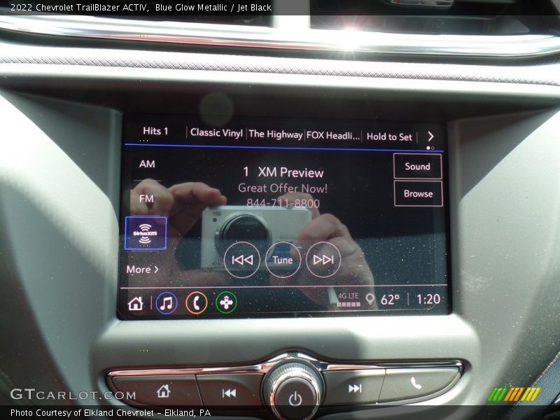 Blue Glow Metallic / Jet Black 2022 Chevrolet TrailBlazer ACTIV