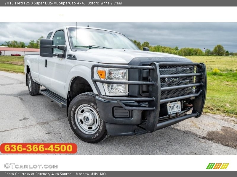 Oxford White / Steel 2013 Ford F250 Super Duty XL SuperCab 4x4
