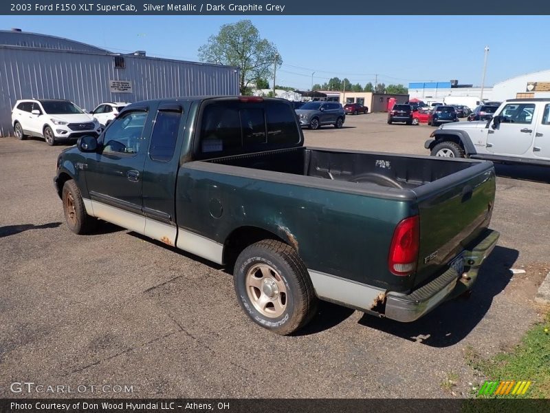 Silver Metallic / Dark Graphite Grey 2003 Ford F150 XLT SuperCab