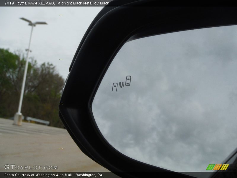 Midnight Black Metallic / Black 2019 Toyota RAV4 XLE AWD