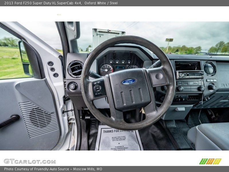 Oxford White / Steel 2013 Ford F250 Super Duty XL SuperCab 4x4