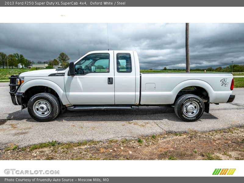 Oxford White / Steel 2013 Ford F250 Super Duty XL SuperCab 4x4