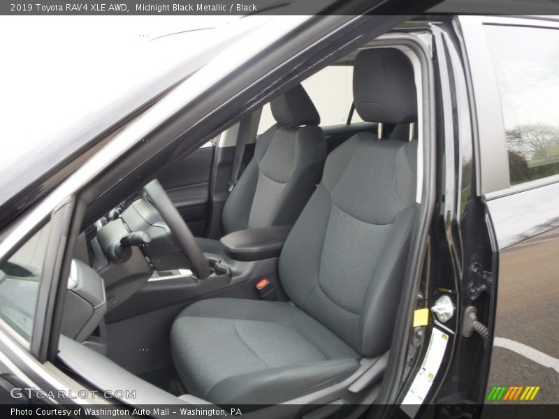 Midnight Black Metallic / Black 2019 Toyota RAV4 XLE AWD