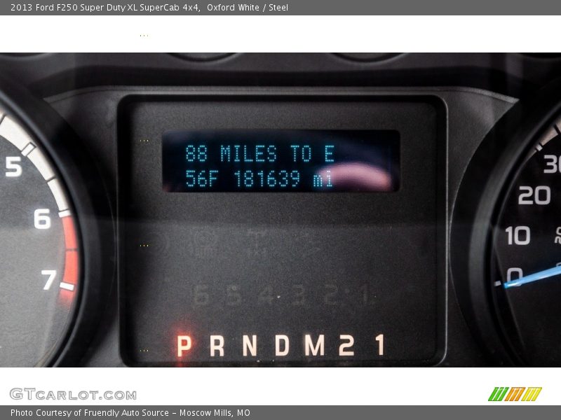 Oxford White / Steel 2013 Ford F250 Super Duty XL SuperCab 4x4