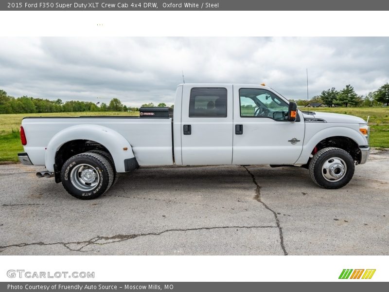Oxford White / Steel 2015 Ford F350 Super Duty XLT Crew Cab 4x4 DRW