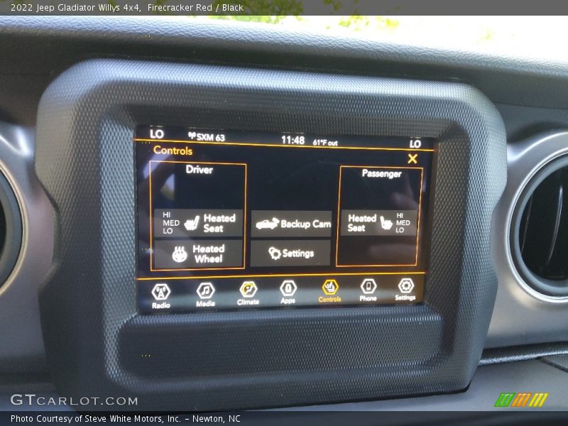 Firecracker Red / Black 2022 Jeep Gladiator Willys 4x4