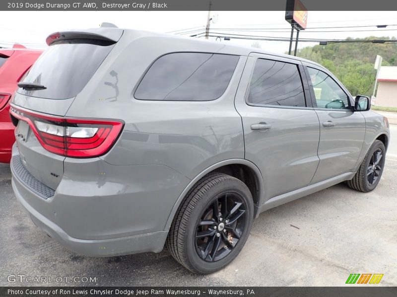 Destroyer Gray / Black 2019 Dodge Durango GT AWD