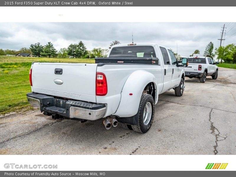 Oxford White / Steel 2015 Ford F350 Super Duty XLT Crew Cab 4x4 DRW