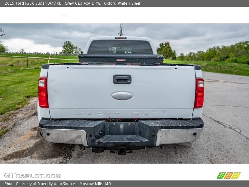 Oxford White / Steel 2015 Ford F350 Super Duty XLT Crew Cab 4x4 DRW