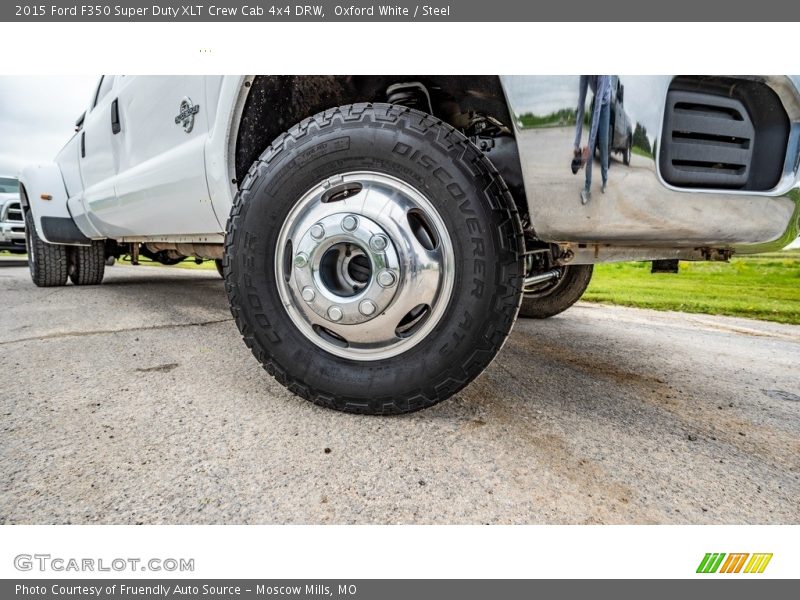Oxford White / Steel 2015 Ford F350 Super Duty XLT Crew Cab 4x4 DRW