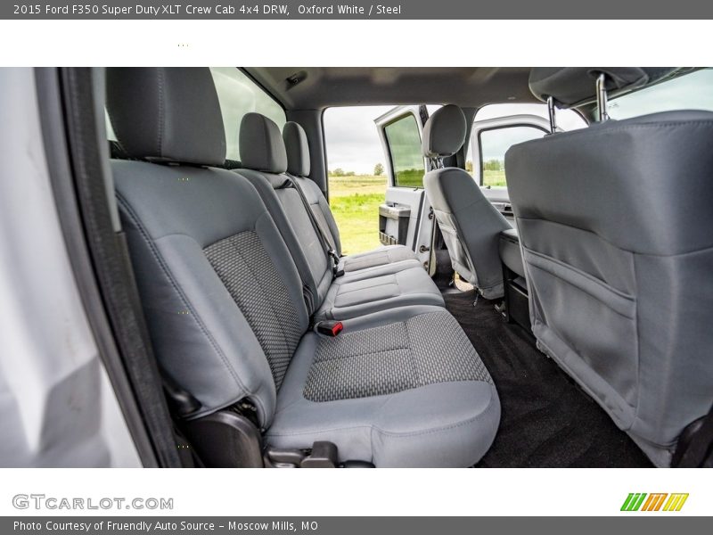 Oxford White / Steel 2015 Ford F350 Super Duty XLT Crew Cab 4x4 DRW