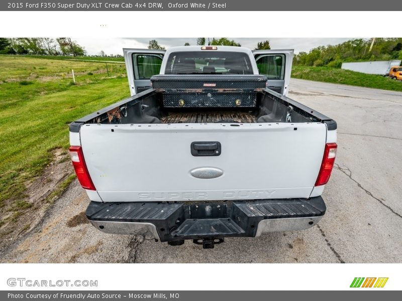 Oxford White / Steel 2015 Ford F350 Super Duty XLT Crew Cab 4x4 DRW