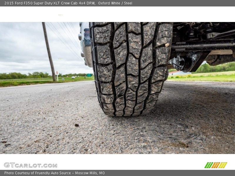 Oxford White / Steel 2015 Ford F350 Super Duty XLT Crew Cab 4x4 DRW