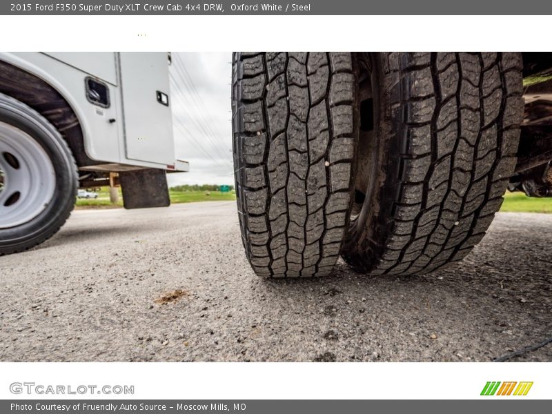 Oxford White / Steel 2015 Ford F350 Super Duty XLT Crew Cab 4x4 DRW