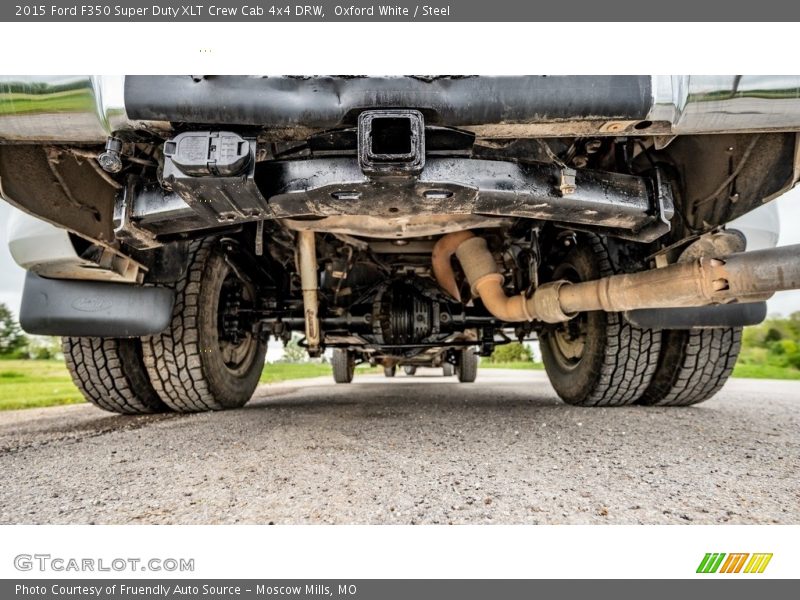 Oxford White / Steel 2015 Ford F350 Super Duty XLT Crew Cab 4x4 DRW