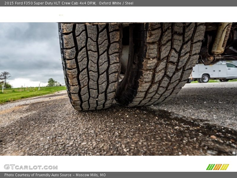 Oxford White / Steel 2015 Ford F350 Super Duty XLT Crew Cab 4x4 DRW