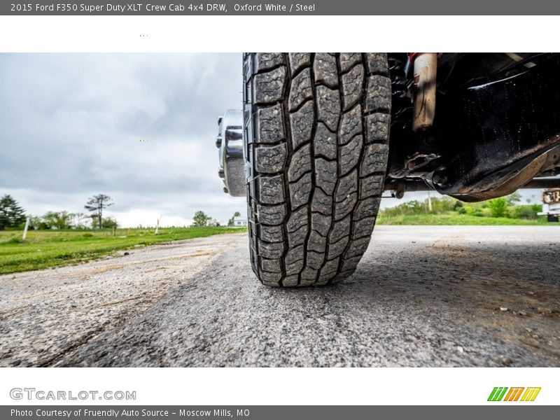 Oxford White / Steel 2015 Ford F350 Super Duty XLT Crew Cab 4x4 DRW