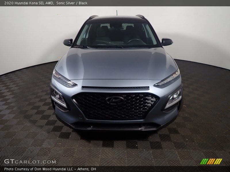 Sonic Silver / Black 2020 Hyundai Kona SEL AWD
