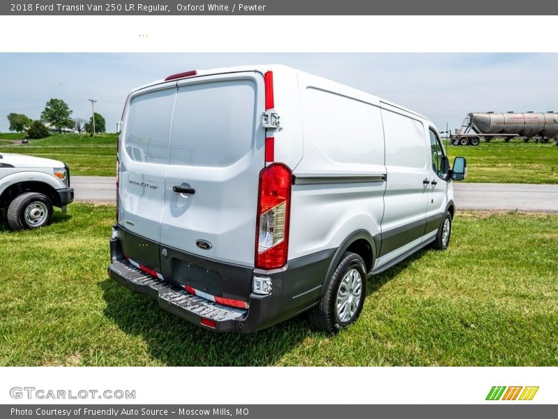 Oxford White / Pewter 2018 Ford Transit Van 250 LR Regular